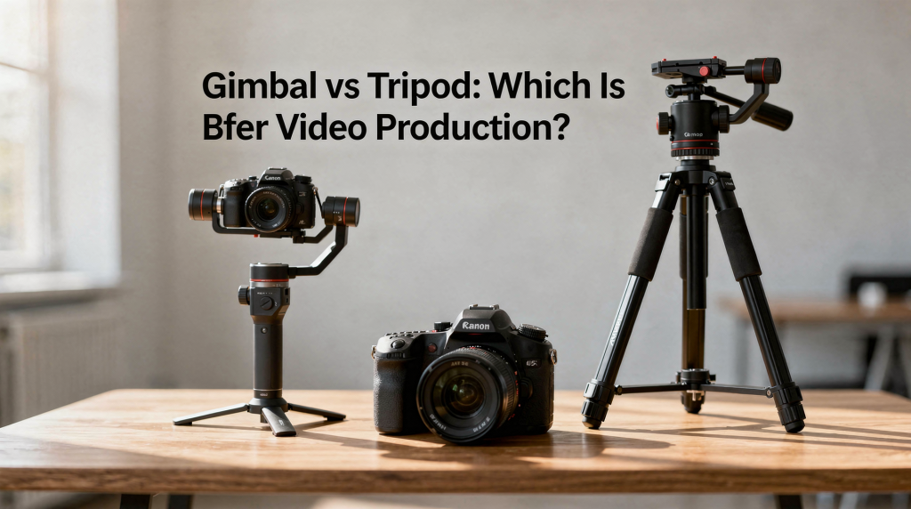 Gimbal vs Tripod: Which Is Better for Video Production?