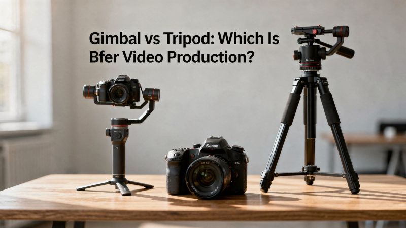 Gimbal vs Tripod: Which Is Better for Video Production?