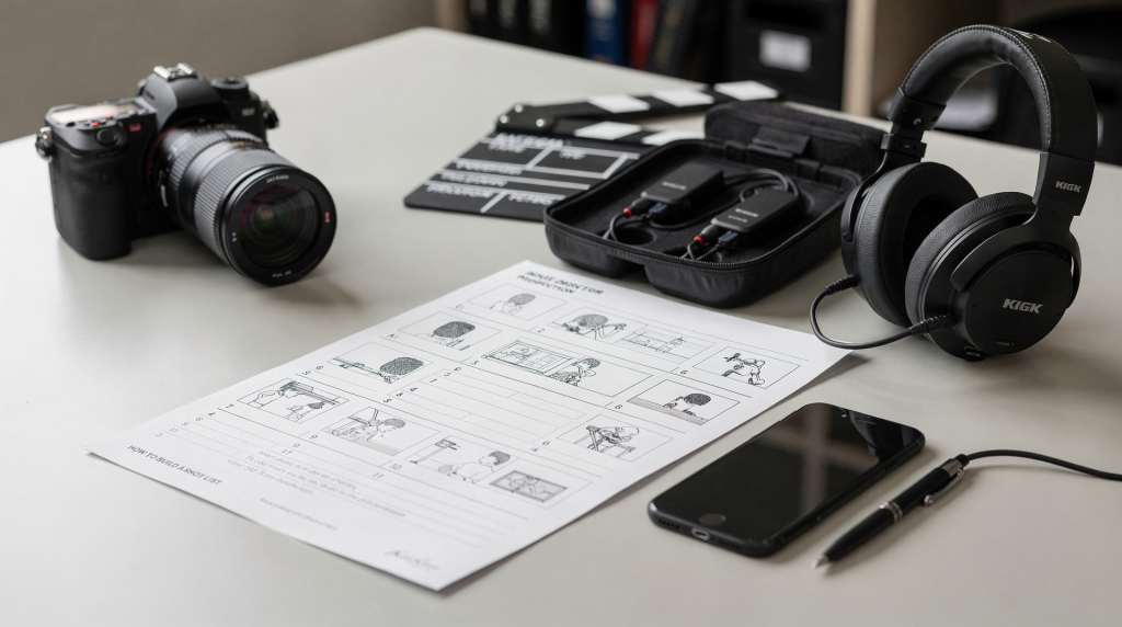 How to Build a Shot List for a Video Production