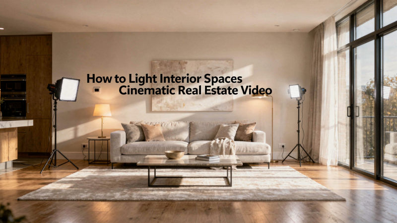 How to Light Interior Spaces for Cinematic Real Estate Video
